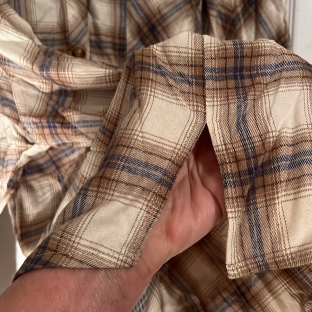 HEYSON Oversized Flannel Button Shirt/shacket - Picture 2 of 5